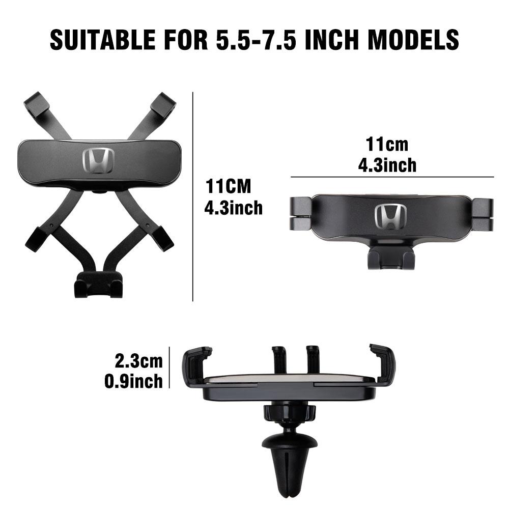 YCGF2 Gravity Car Air Vent Clip Mount Cell Phone Holder GPS Support Bracket For Honda Mugen Typer ACCORD Avancier Airwave Civic FK8