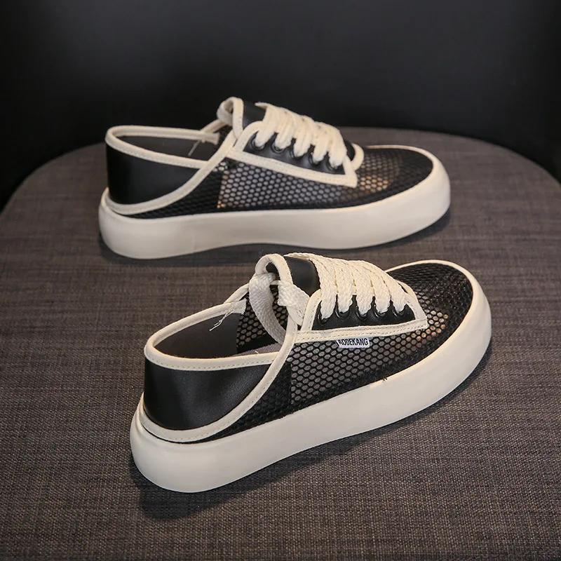 

Breathable Women s Flats 2024 New Canvas Shoes for Women Fashion Comfortable Soft Women s Thick-soled Shoes Hot Zapatillas Mujer 35