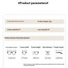 3pcs Cat-eye Decorative Glasses Fashionable Simple for Matching Clothes and Computer Glasses