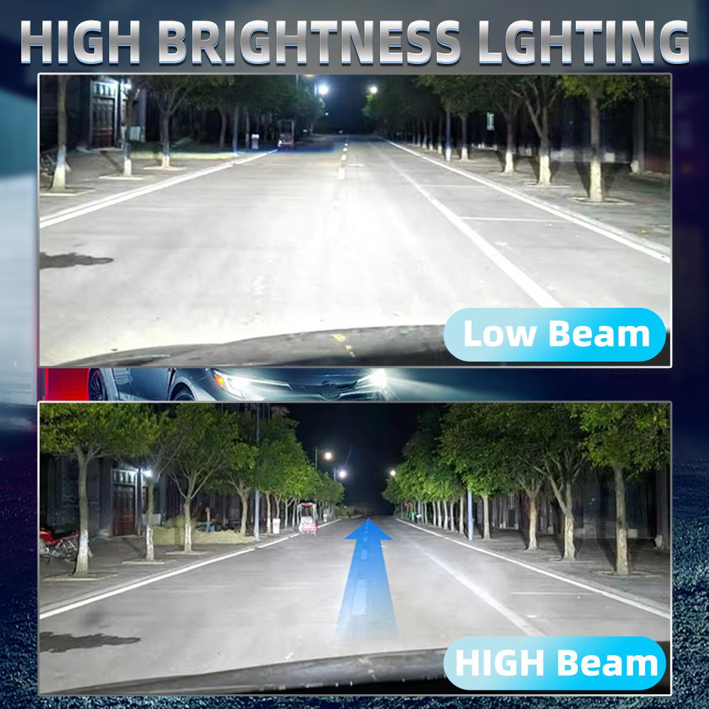 

2x Mini H7 LED Headlight Bulb 50000LM Wireless 200W CSP Canbus h7 Car Headlamp Auto Diode Lamp High Low Beam Plug And Play12V Super Bright