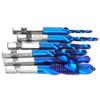 6PCS High Speed Steel 6.35mm Hex Shank Tap Drill Bit Compound Tap M3 M4 M5 M6 M8 M10 (Type C)