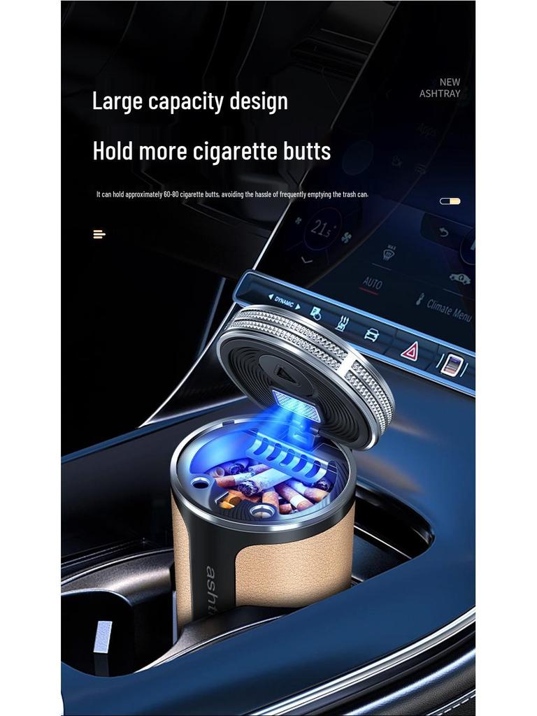 Buick-Compatible Car Ashtray for Regal, LaCrosse, Excelle, Encore, Verano, GL8, GX, Envision, and GL6.