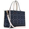 Coach Dempsey 30 Fashion Classic Logo Removable Shoulder Strap Leather Crossbody Shoulder Bag Women Handbags Denim-Blue C2826-IMDEI