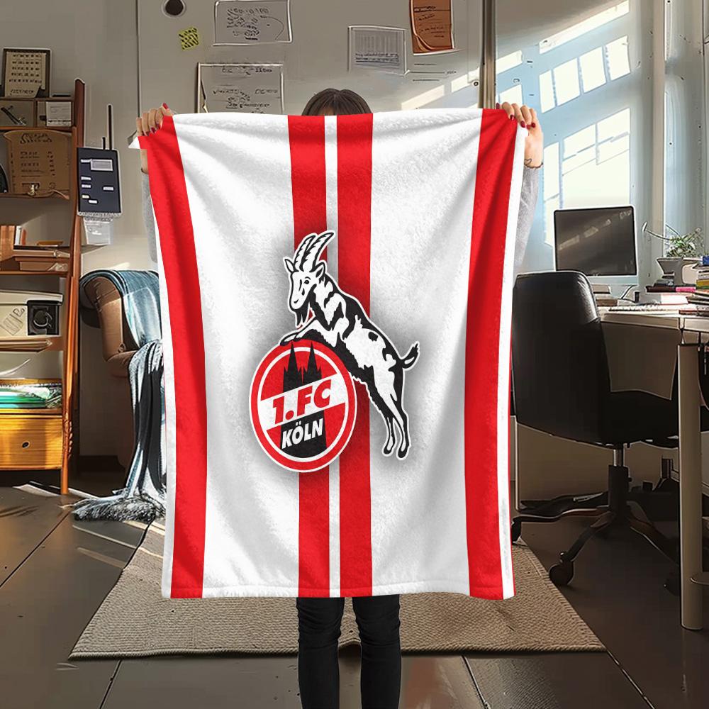 1. FC Köln Flannel Blanket, High quality Comfortable for All Seasons, Home Decor, Warmth and Comfort