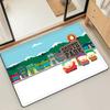 Cartoon S-SOUTH PARK Funny Door Mat Bath Microfiber Decorative Versatile Flannel Floor Mat Quick Dry Absorbent Non-slip Sole