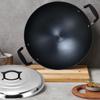 Xin Yifan Handcrafted Rust-Resistant Wrought Iron Wok with Double Handles