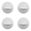 4 szt. Naklejki na środkowe kapsle kół samochodowych 56mm Akcesoria do piast dla KIA EV6 Sorento Niro Stinger Ceed Carnival K5 K9 Soul Carens