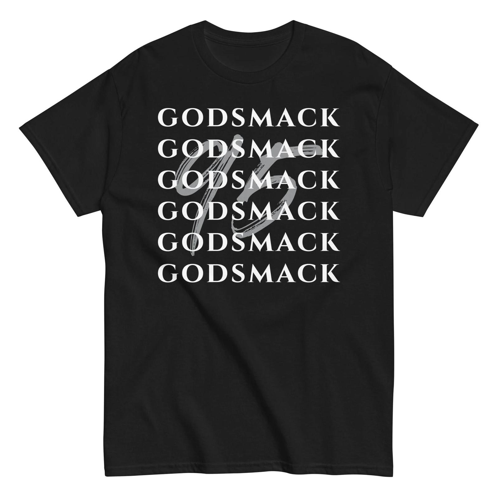 Godsmack - Футболка с повторяющимся логотипом XL