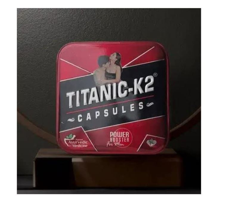 

titanic K two best power booster stamina booster ayurvedic 6 capsule Pack 1 ( 6 Cap )