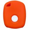 [IKT] Silicone Cover for Keyless Keys 1 Button Orange White/Fit/Odyssey/CR-V/Civic/Accord / Etc. Specially Designed