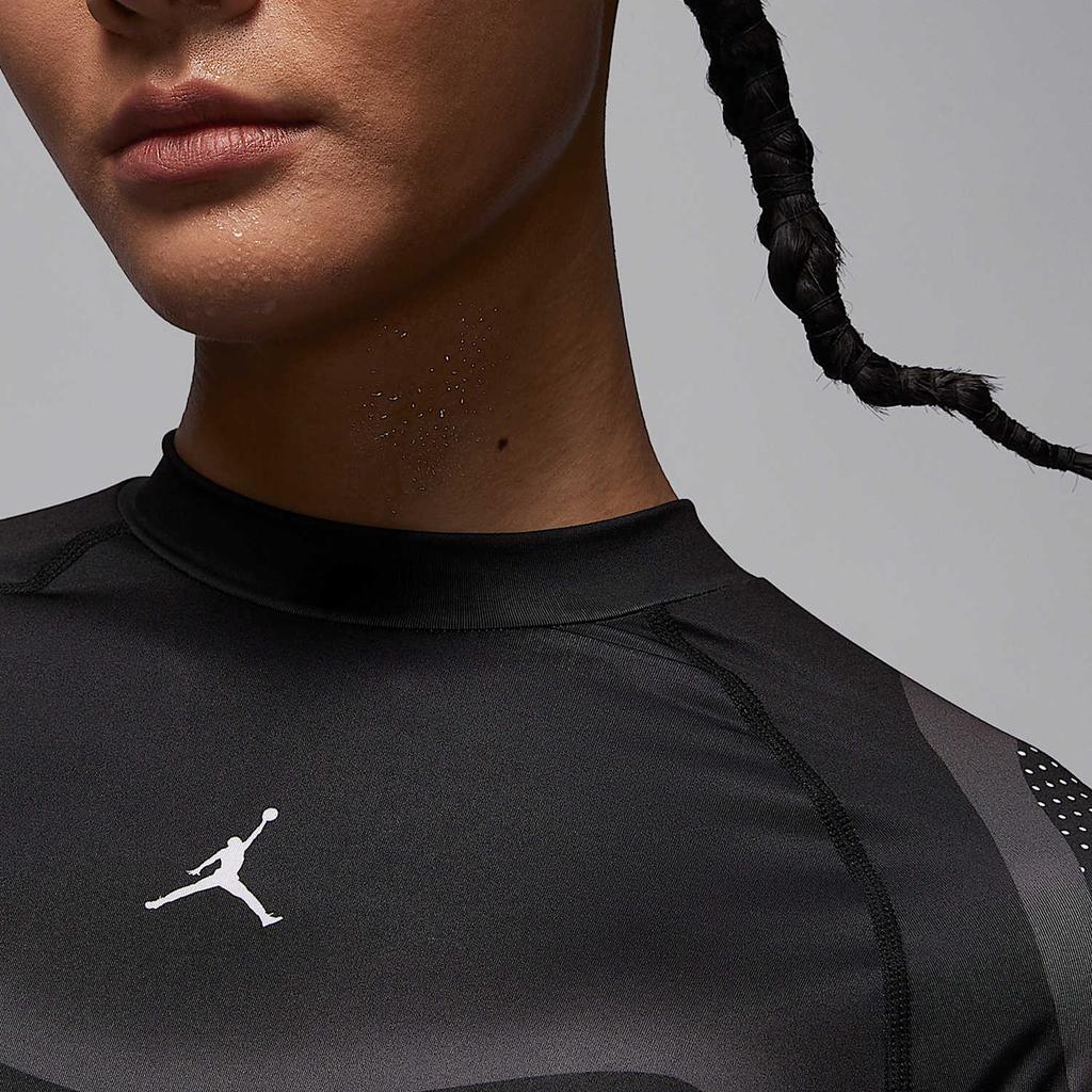 Jordan Gfx Spt Ls Df Top Fashion Versatile Comfortable Long Sleeve T-Shirt Women Tops Black HF9481-010