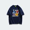American high street cotton short-sleeved t-shirt women's summer new loose large size fat mm design niche t-shirt top