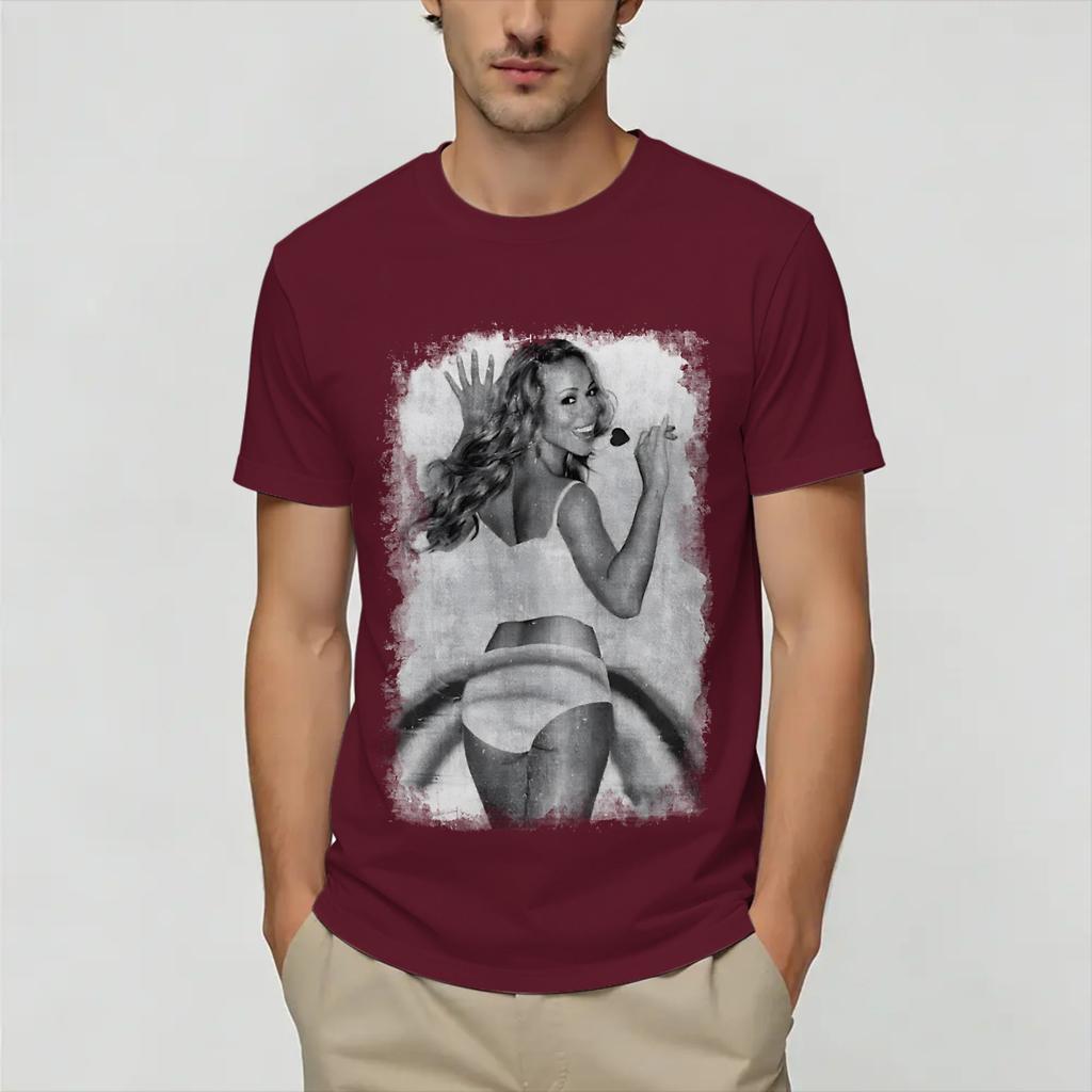 Unisexs Mariah Careys T Shirts 100 Cotton Clothing Fashion Short Sleeve Round Neck Tees Plus Size TShirt