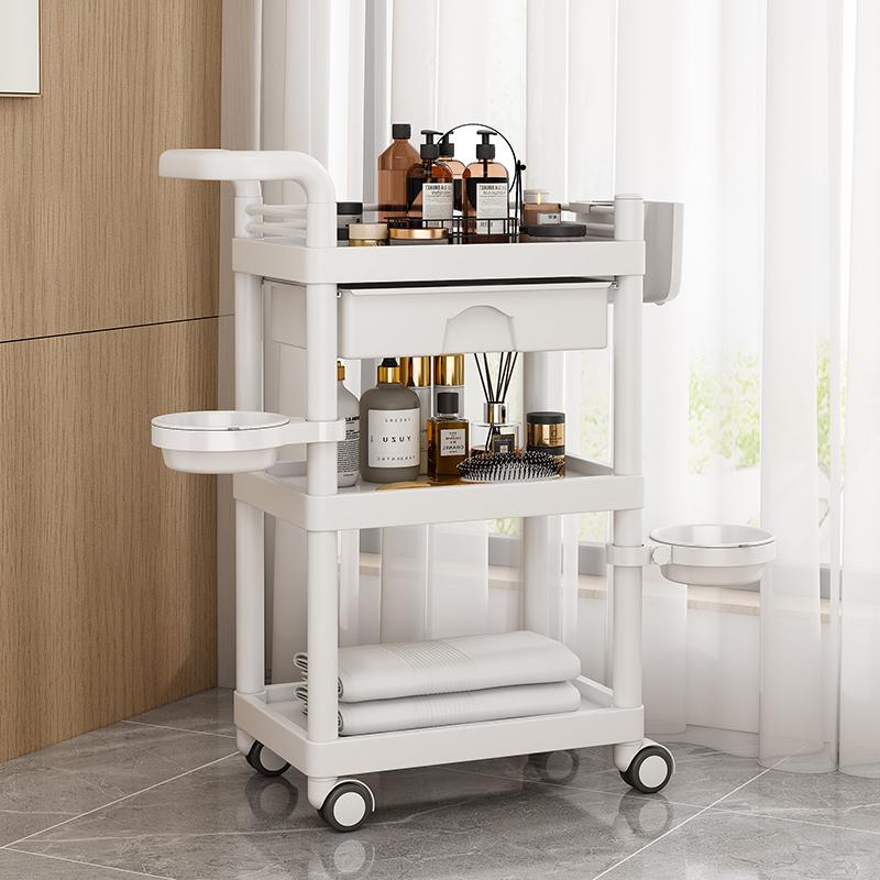 Medizinisch-Kosmetischer Mehrzweckwagen, Rollbarer Behandlungs-Instrumentenwagen, Salon-Aufbewahrungsregal, Krankenschwestern-Ausrüstungs-Organizer für Kliniken