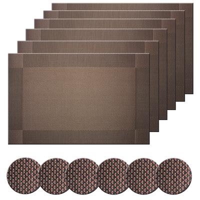 תרמי 4 יח'\סט בידוד Placemat נגד החלקה משטח שולחן אוכל למוצר בית מחצלת