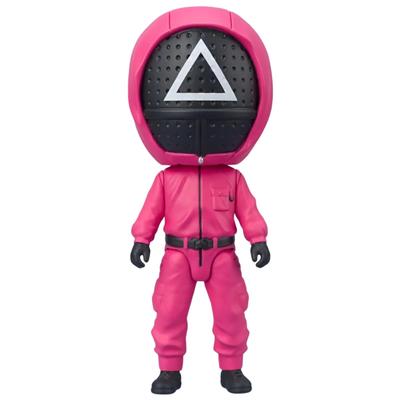 TAMASHII NATIONS Figuarts Mini Squid Game Masked Approximately ABS Painted Action Figure Soldier, 90mm, & PVC,