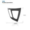 AIRSPEED for BMW F20 F21 LHD Car Interior Carbon Fiber Gear Shift Panel Cover Trim Car Stickers 1 Series 116i 118i Accessories