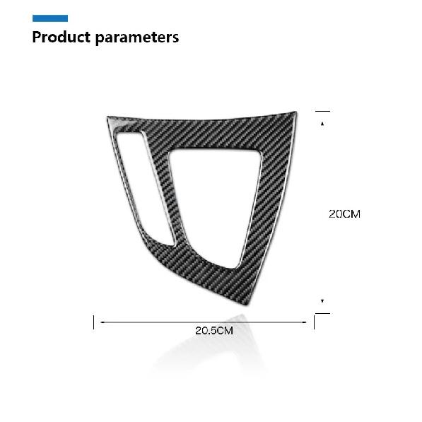 AIRSPEED for BMW F20 F21 LHD Car Interior Carbon Fiber Gear Shift Panel Cover Trim Car Stickers 1 Series 116i 118i Accessories