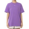 Nike Sportswear Solid Color Loose Fit Logo Print Crew Neck Pullover Short Sleeve T-Shirt Women T-Shirts Purple FD4150-521
