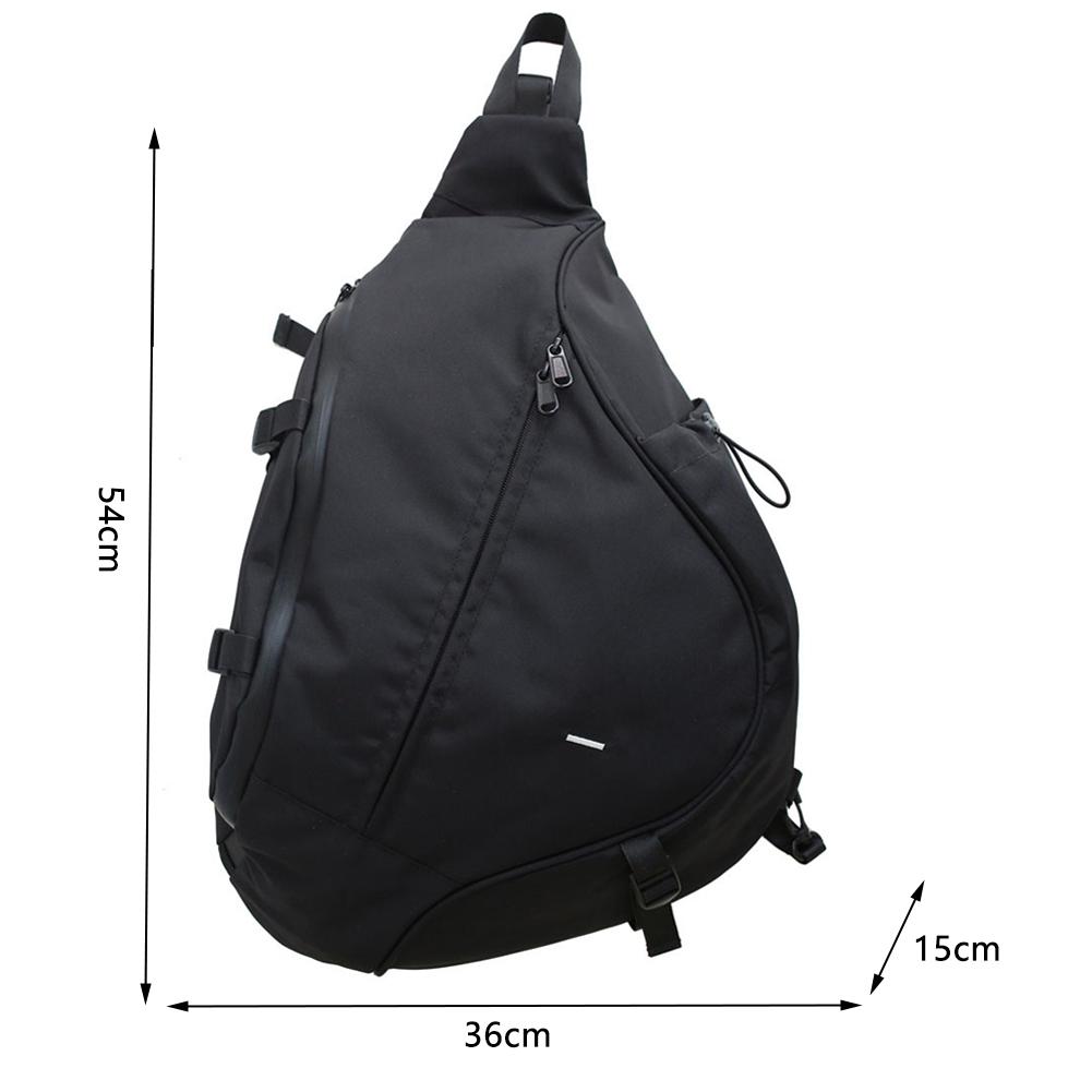 Men's Shoulder Nylon Waist Packs Sling Bag Crossbody Sport Outdoor Shoulder Chest Bag Pack Daily Picnic Messenger Bag