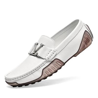 Mens Leather Shoes Loafers Luxury Moccasins High Quality Flat Flats Designer Man Male Men Shoes Flats Driving Shoes for Men