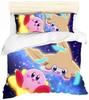 Cartoon Roze Bal Karakters Dekbedovertrek Kussensloop K-Kirby Beddengoed Set Volwassenen Kinderen Slaapkamer Decoratie Alle Maten