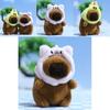 Charming Stuffed Capybara Plush Toy Keychain Perfect For Backpack Accessories