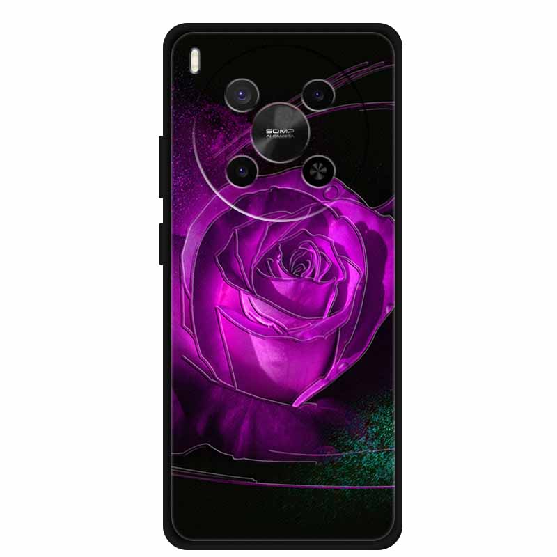 För ZTE Blade V70 Max Fodral 3D Blommigt Prägling Mjuk Silikon Telefonfodral för Nubia V70 Max Fodral Relief Blomma Skal Ny V 70 Max