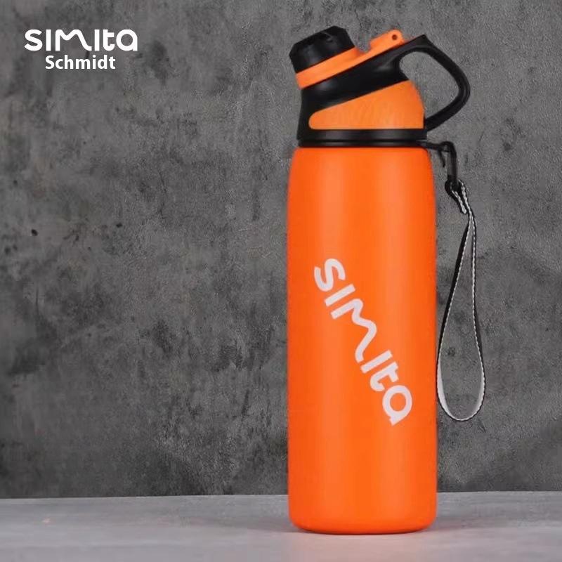 

Portable Large-capacity Stainless Steel Vacuum Sports Water Bottle Car Water Cup 24-hour Ultra-long Heat Preservationbottle 800ml оранжевый
