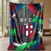Coperta in Morbido Pile di Flanella Bologna FC Leggera Accogliente Calda Coperta da Lancio per Divano Letto Decorazione Casa