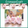 Adorable Capybara Plush Keychain Cute Bubble Blowing Animal Stuffed Toy With Soft Pp Cotton In Red Yellow Pink
