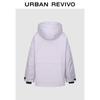 Women's Casual Colorblock Hooded Down Jacket
