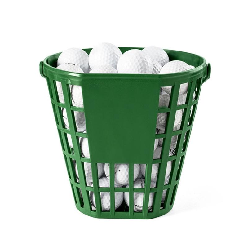 Golf Ball Pickers Basket Holds 50 Balls Golf Ball Container with Handle For Easy Practice On Course Or Backyard