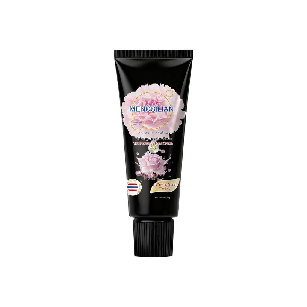 Mengsi Lian Thai Floral Scent Hand Cream - Hydrating, Moisturizing, Non-Greasy Essence for Hand Care.