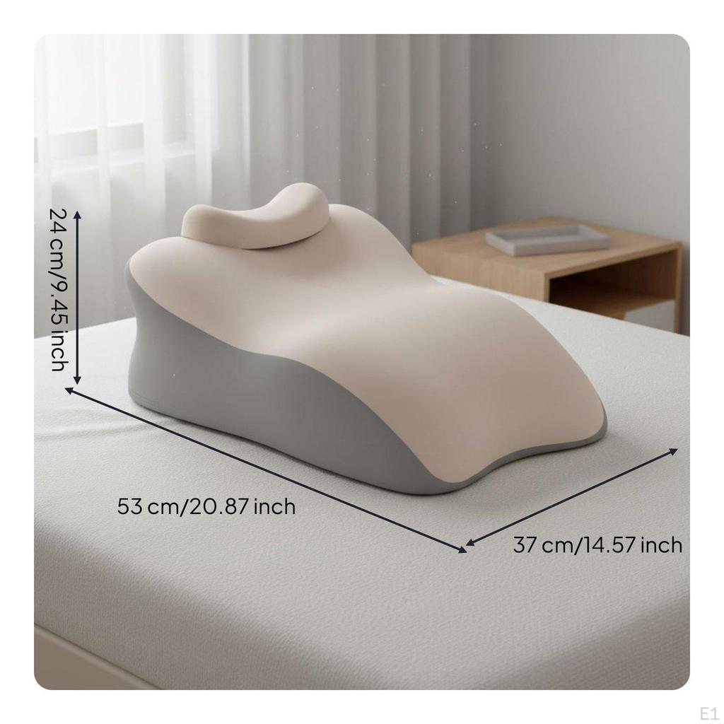 Memory Foam Pillow Multi Functional Couples Positioning Ergonomic Shape Romantic Support