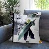 Game F-F-Final Fantasy 7 Double-Sided Printed Pillow Cover Short Plush Suitable Living Rooms Bedrooms Sofas Throw Cushion Cover