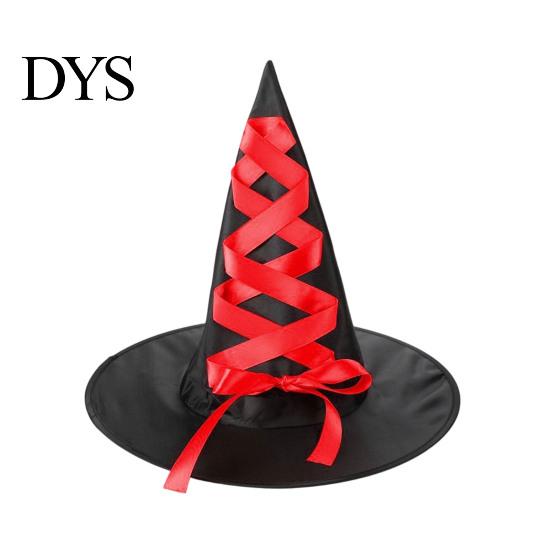 Halloween Costume Accessories Witch Hat, Reusable Oxford Cloth Pointed Wizard Festive Party Souvenir Hat for Costume, Carnival, Masquerade,