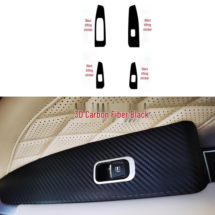 

Black Warrior Gear Shift Decoration Stickers for WEY Latte Interior Modification