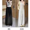 Lyocell cotton and linen wide-leg pants women's summer thin new high-waisted loose Yamamoto casual pants lazy mopping pants