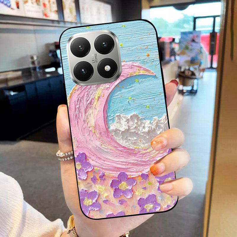 Soft Case For Xiaomi 15T 15 T Fundas Black TPU Silicone Back Cover For Xiaomi15T Phone Case Shockproof Protective Cartoon Coque