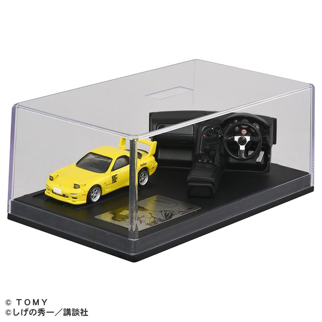 TAKARA TOMY Tomica Premium Unlimited STEERING VIEW Initial D FD3S 1 Miniature Car Toy for Ages 6 and Up RX-7 (Volume Specifications)