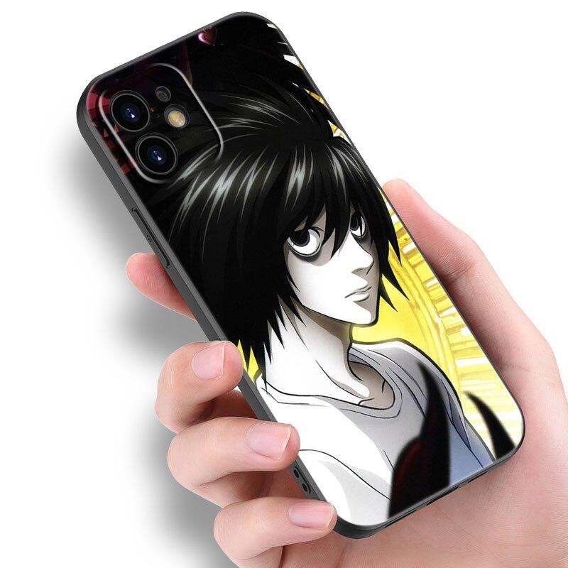 

Черный чехол для телефона с аниме Манга Death Note Ryuk для Apple iPhone 14 13 12 Mini 11 Pro Max 7 8 XR X XS 7 8 Plus SE 2020 2022 iPhone 11