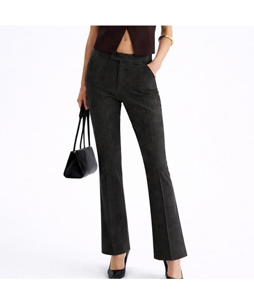 LORSEOUL Slim Fit Bootcut Pants_Cbpt250707