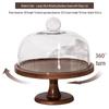 Jingzhouyuan New Chinese Style Bamboo Cake Stand & Display Tray
