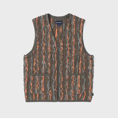 ThIs Is Never That 3d Cable Knit Vest Brown