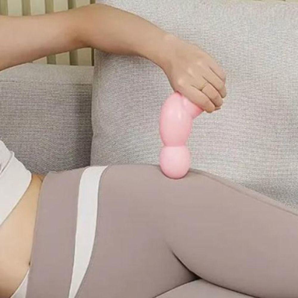 Soft Massage Head Mini Fascia Massager Adjustables Handheld Muscle Massage Machine  Neck