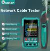 TOOLTOP Color Screen Network Cable Tester & Multimeter with Length Measurement & Crimping Functions