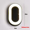 Round / Oval LED Moisture Proof Ceiling Lamp IP65 Waterproof Bathroom Outdoor Garden Yard Lamp, 12W/18W Modern Wall Lamp Light