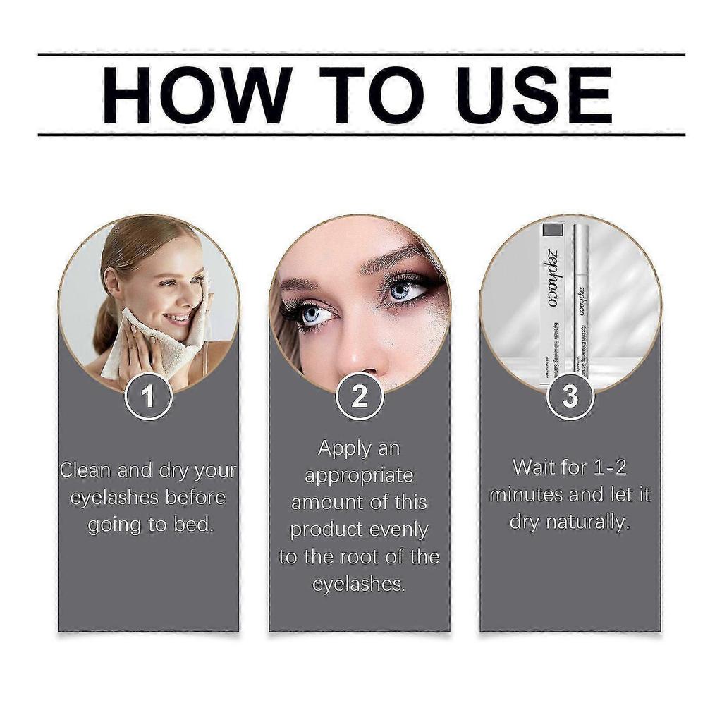 Eyelash Growth Serum - Gentle, Moisturizing & Curling Mascara for Longer, Thicker, and Healthier Lashes | Promotes Lash Strength & Reduces Breakage