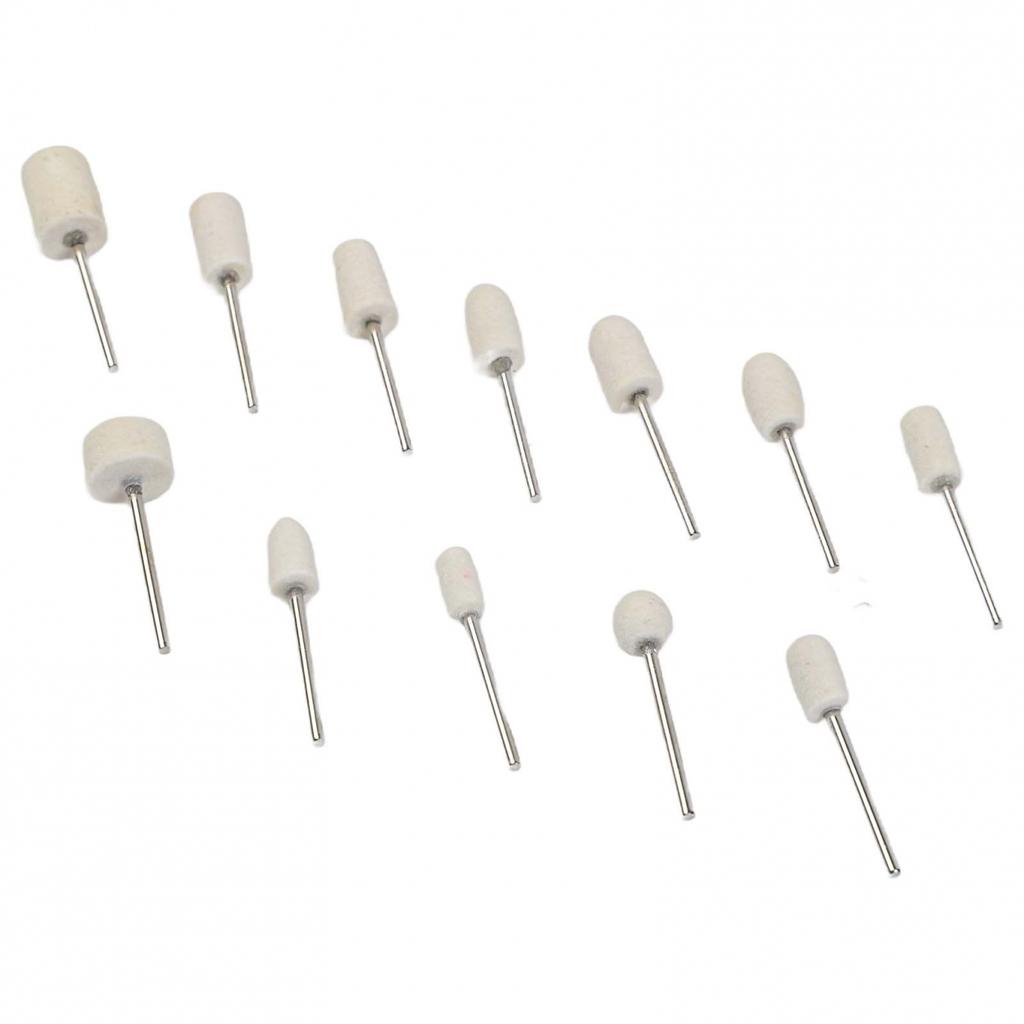 Rotary Tool Wool Felt Grinding Head Polishing Glass Abrasive Tools